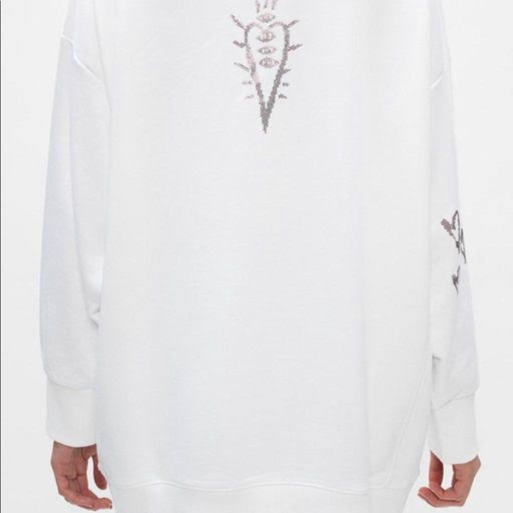 NWT Diesel Women’s White Sweatshirt - Picture 6 of 6